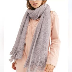 Free People Whisper Fringe Blanket Scarf